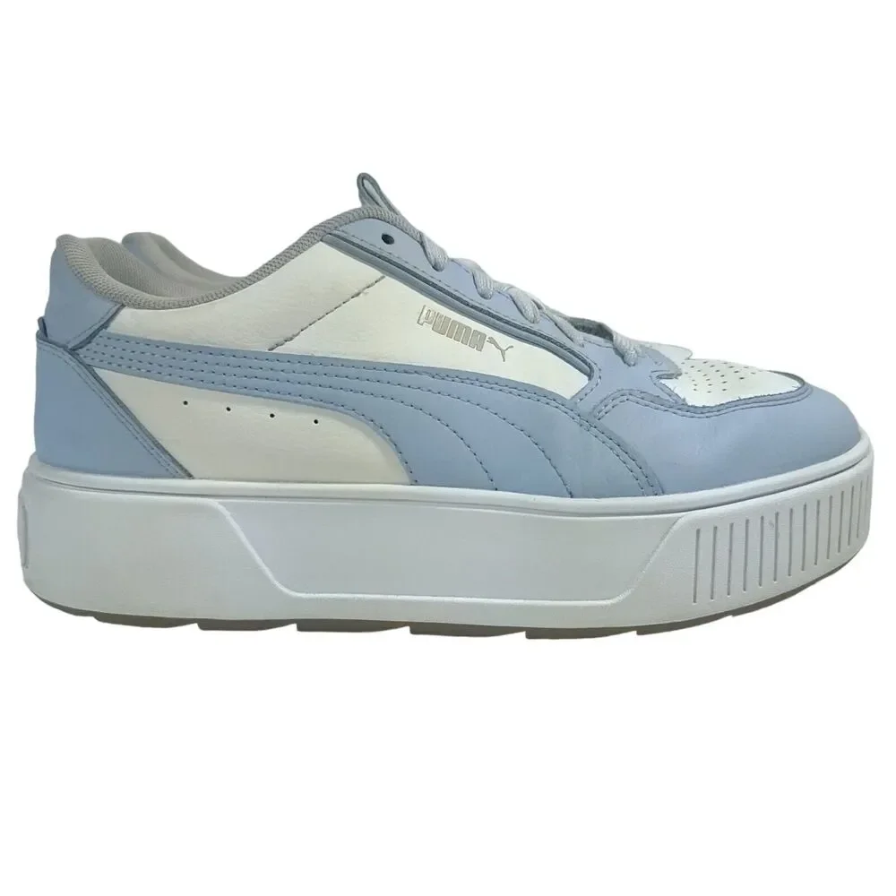 Puma Karmen Rebelle Platform Court Sneaker Blue Sz 9.5 Pristine-Lucite-Granola